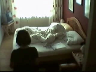 My mum in her bedroom masturbating. Hidden web camera