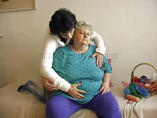 fat old granny with her new girlfriend.